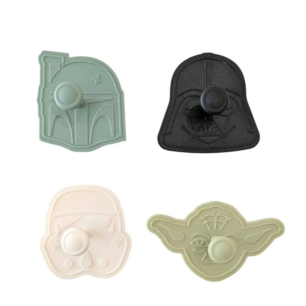 Williams Sonoma‎ Star Wars Cookie Cutters Set of 4 Darth Vader Yoda Boba Fett